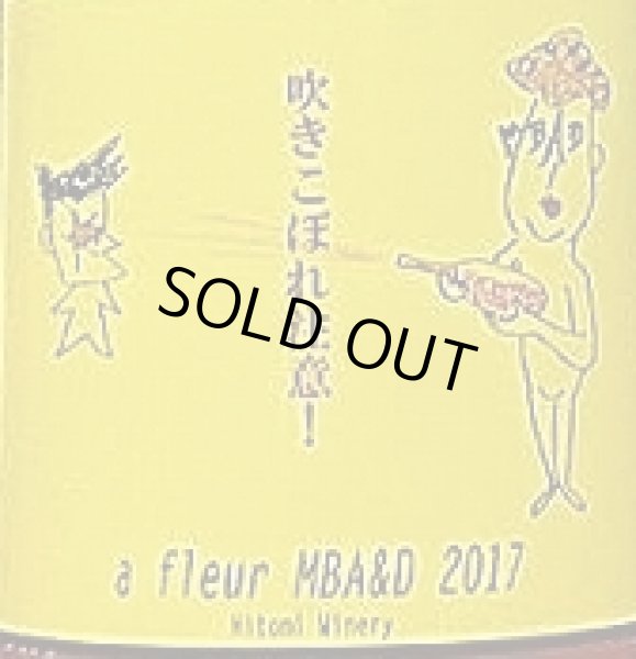 画像2: ヒトミワイナリー a fleur MBA&D あふるーる 2017 ロゼ 750ml (2)