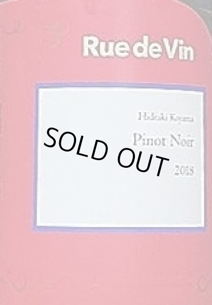 画像2: Rue de Vin リュードヴァン ピノ・ノワール 2018 750ml (2)