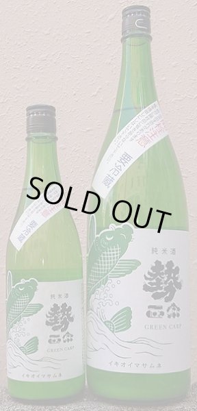 画像1: 勢正宗 Green carp 純米無濾過生原酒 おりがらみ 720ml or 1800ml R6BY 2025年 (1)