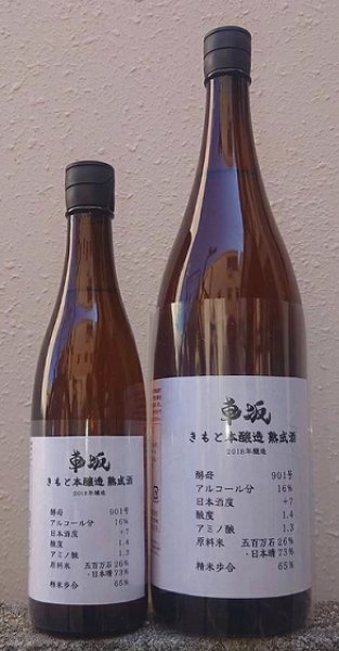 画像1: 車坂 2018BY 生もと 本醸造 熟成酒 720ml or 1800ml 2025年10月発売分 (1)