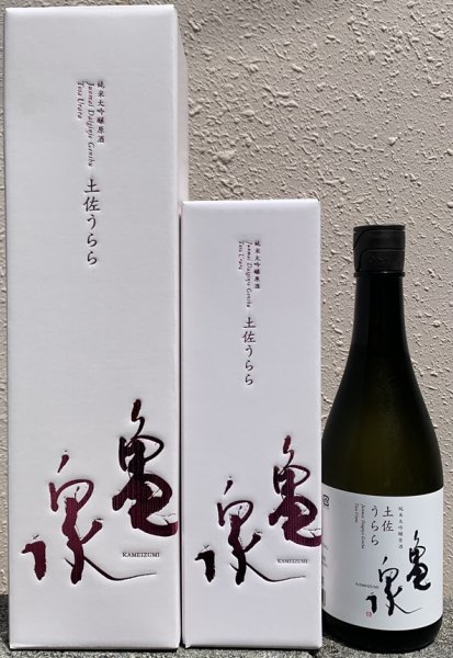 画像1: 亀泉 純米大吟醸原酒 土佐うらら 720ml or 1800ml 令和7BY 箱入り (1)